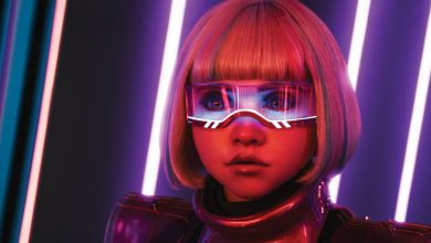 M3GAN 2.0’s titular murderous animatronic doll is embodied by dancer Amie Donald and voiced by Jenna Davis.