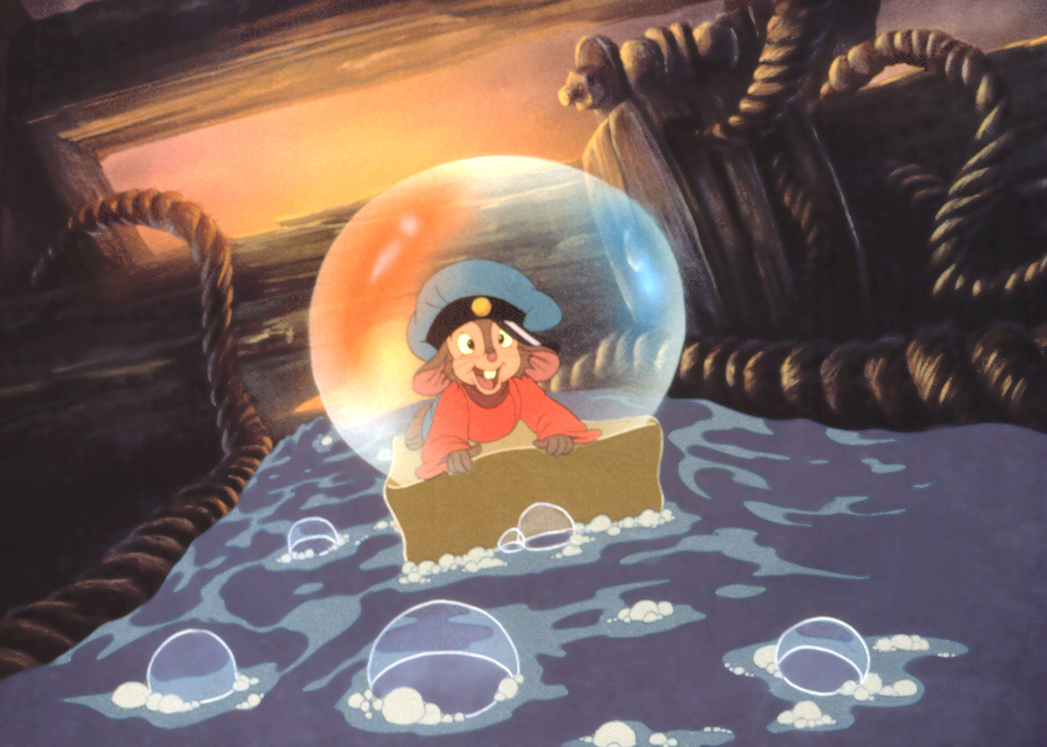 Fievel Mousekewitz (voice of Phillip Glasser) in 'American Tale'