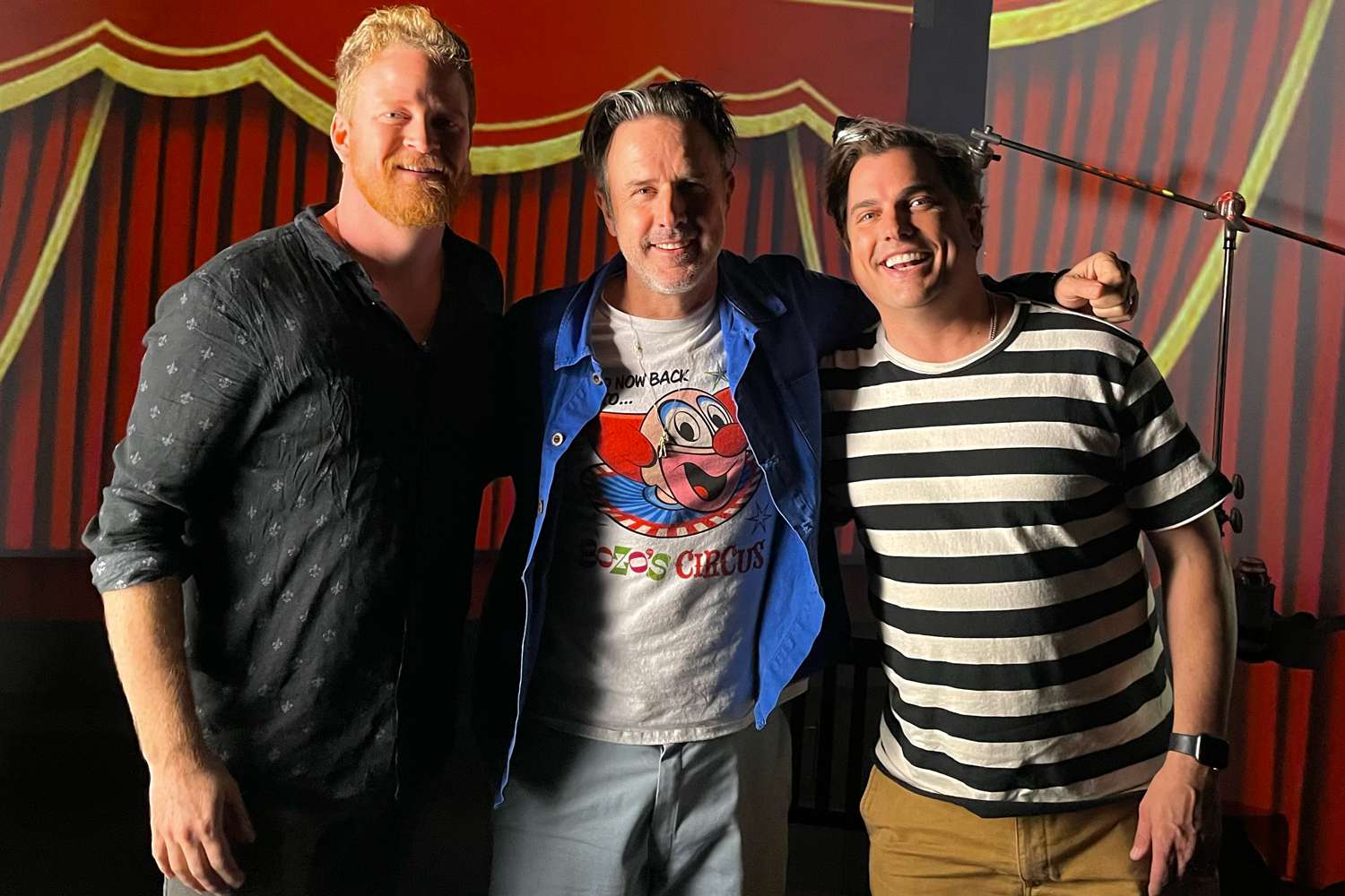 Producer Bill Parks, David Arquette & Director Guilford Adams meet to discuss theatrical premiere