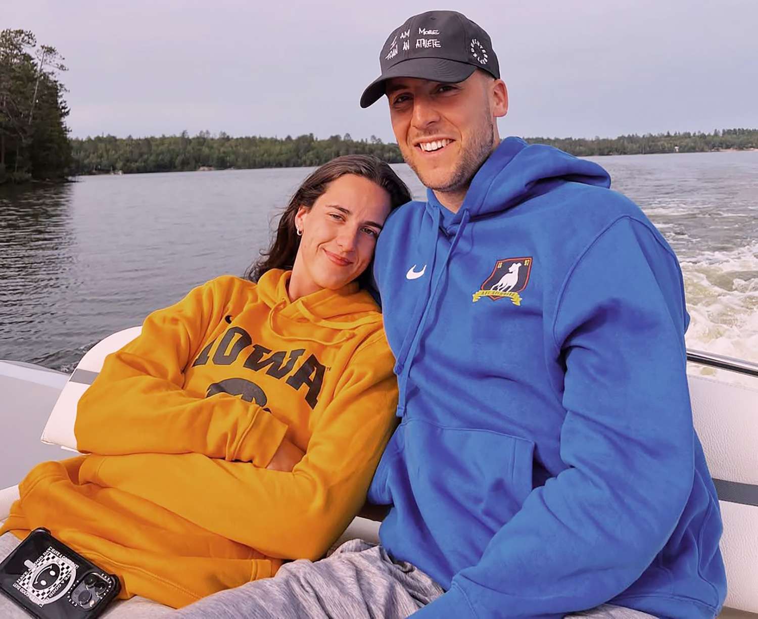 Caitlin Clark and Connor McCaffery