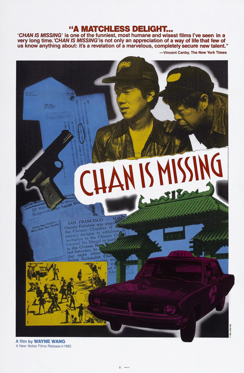 Marc Hayashi and Wood Moy in 'Chan Is Missing' poster art