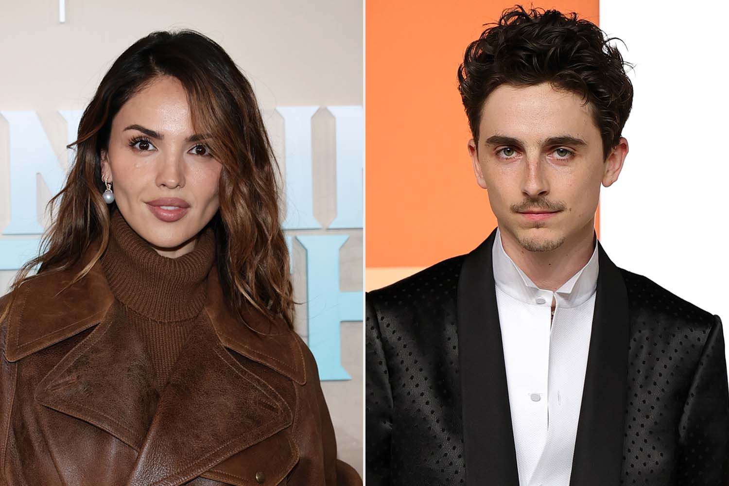 Eiza González attends Apple's "Fountain of Youth" premiere at American Museum of Natural History on May 19, 2025 in New York City. Timothée Chalamet attends the 2025 Vanity Fair Oscar Party Hosted By Radhika Jones at Wallis Annenberg Center for the Performing Arts on March 02, 2025 in Beverly Hills, California.