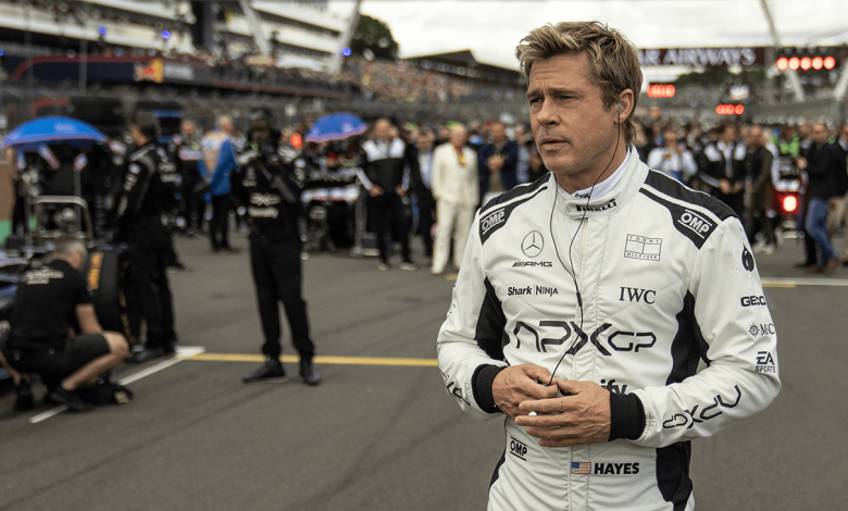 Brad Pitt in ‘F1: The Movie.