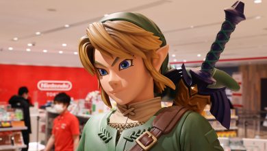 Link figurine from Legend of Zelda