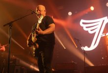 Joey Santiago, Black Francis and David Lovering of Pixies perform on stage at The Corn Exchange on May 14, 2025 in Edinburgh, Scotland.