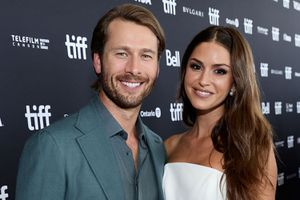 TORONTO, ONTARIO - SEPTEMBER 12: (L-R) Glen Powell and Gigi Paris attend the "Devotion" Premiere at Cinesphere on September 12, 2022 in Toronto, Ontario. (Photo by Matt Winkelmeyer/Getty Images)