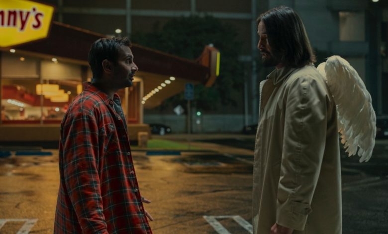 Aziz Ansari and Keanu Reeves in