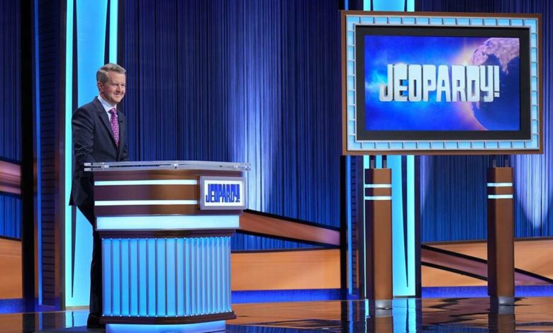 Jeopardy set with Ken Jennings