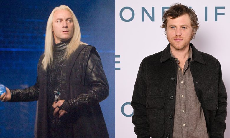 Jason Isaacs as Lucius Malfoy and Johnny Flynn