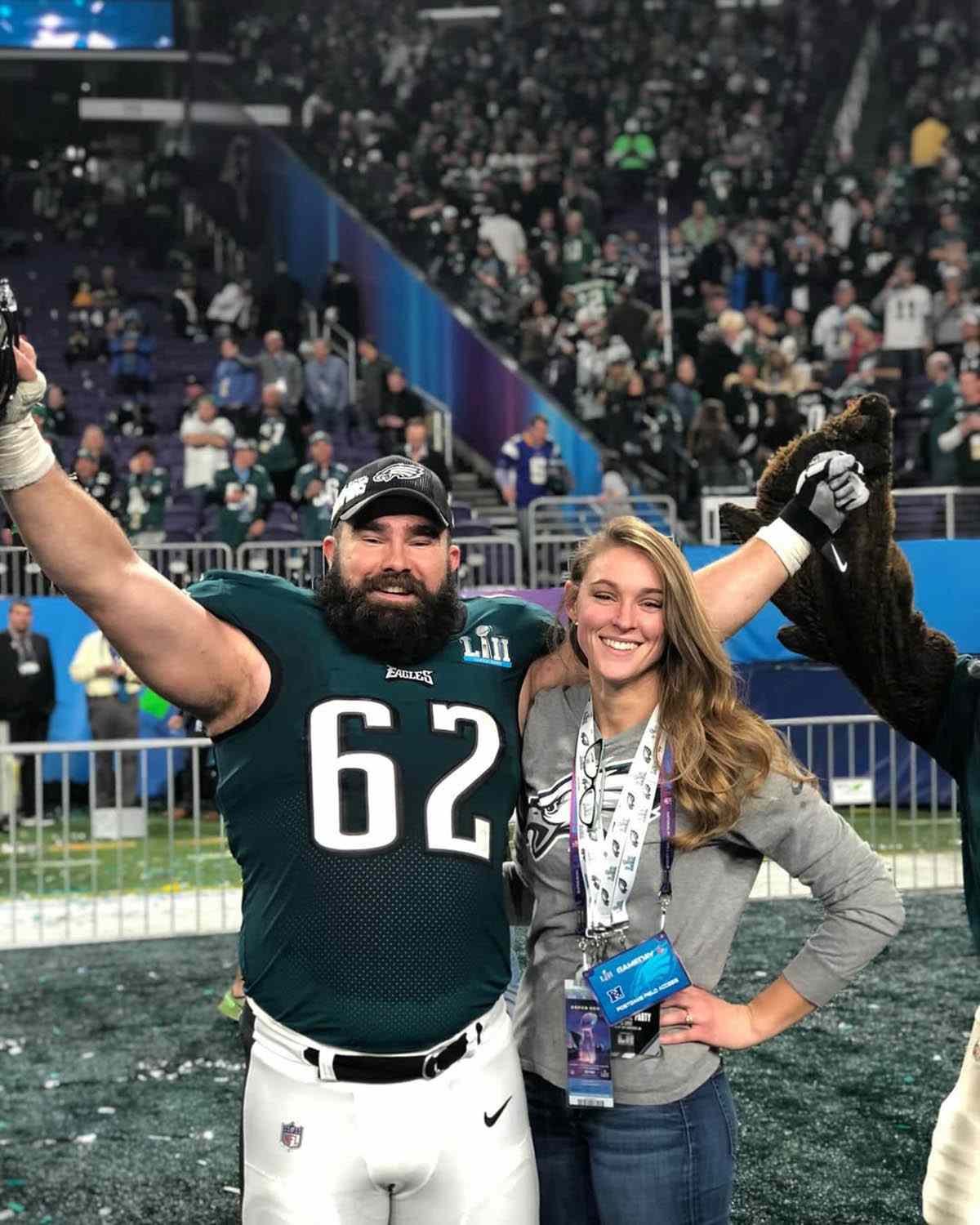 Kylie Kelce Shuts Down Commentators 'Drooling Over" Husband Jason