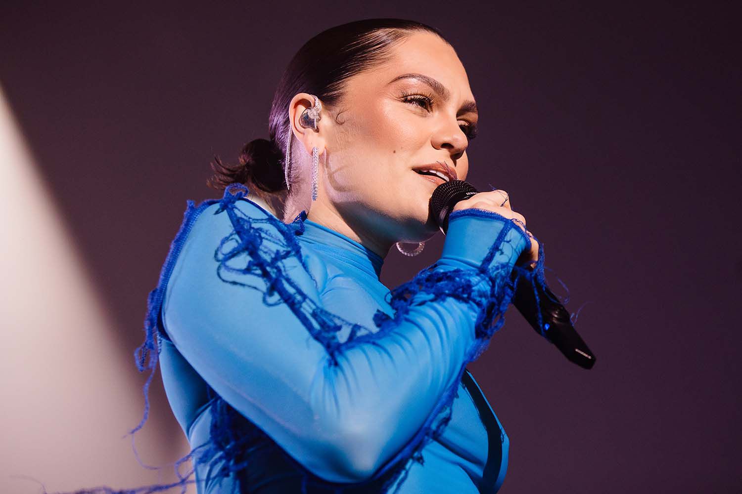 Jessie J performs live on stage at Espaco Unimed on April 30, 2024 in Sao Paulo, Brazil.
