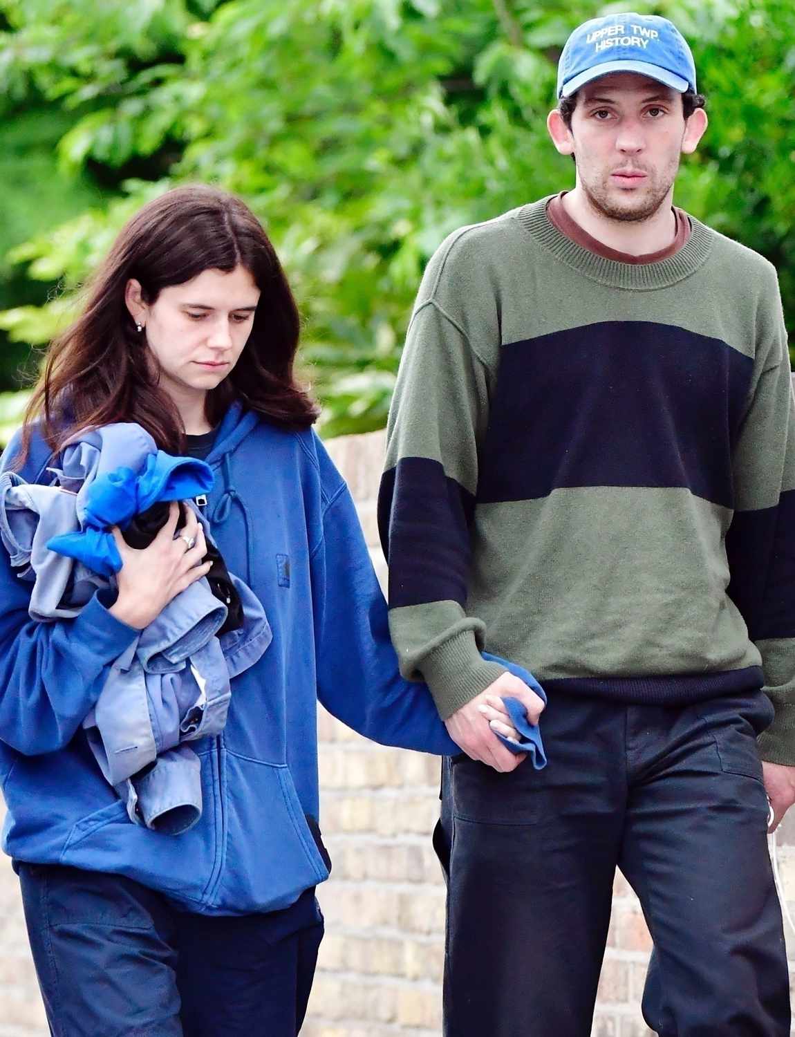 Josh OâConnor was spotted sharing a tender moment with his girlfriend, Irish 