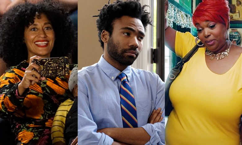 Tracee Ellis Ross, Donald Glover, Liz Mikel