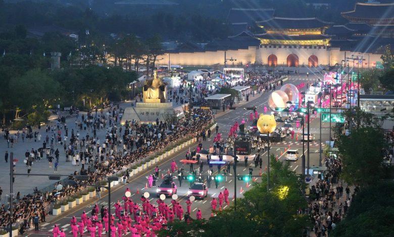 Netflix Stages Massive 'Squid Game' Parade in Seoul