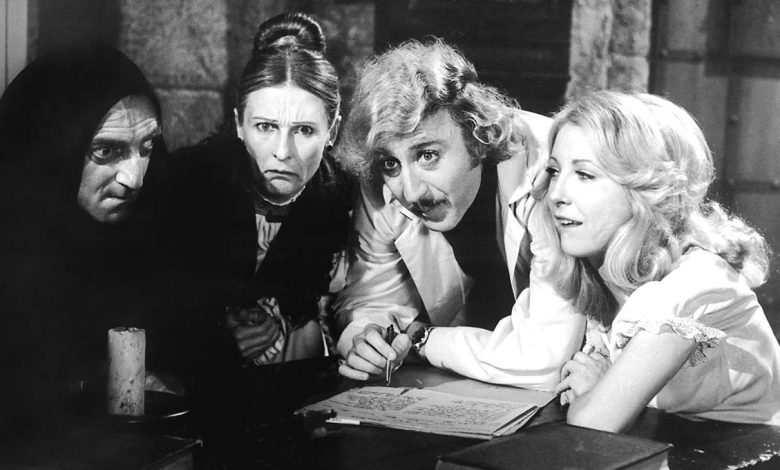 Marty Feldman, Cloris Leachman, Gene Wilder and Teri Garr in