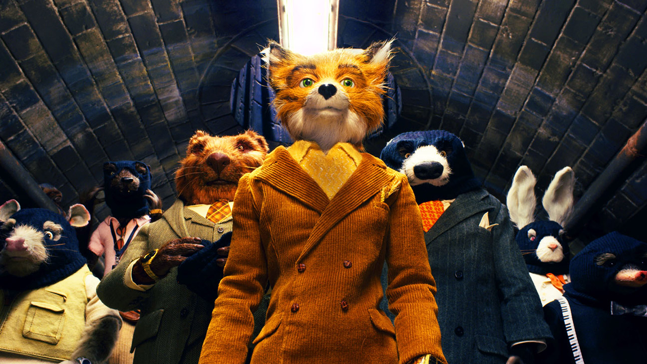Fantastic Mr. Fox, foreground: Mr. Fox (voice: George Clooney), 2009.