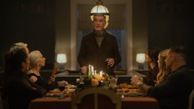 Pierce Brosnan Talks ‘MobLand’ Finale, James Bond and Who Sophie’s Real Dad Is in ‘Mamma Mia!’