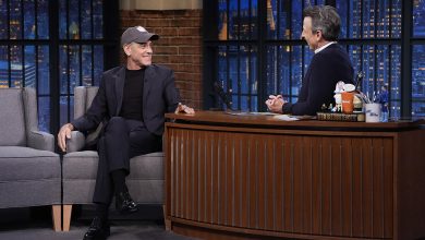 Late Night with Seth Meyers Pictured: (l-r) Actor George Clooney during an interview with host Seth Meyers on June 2, 2025