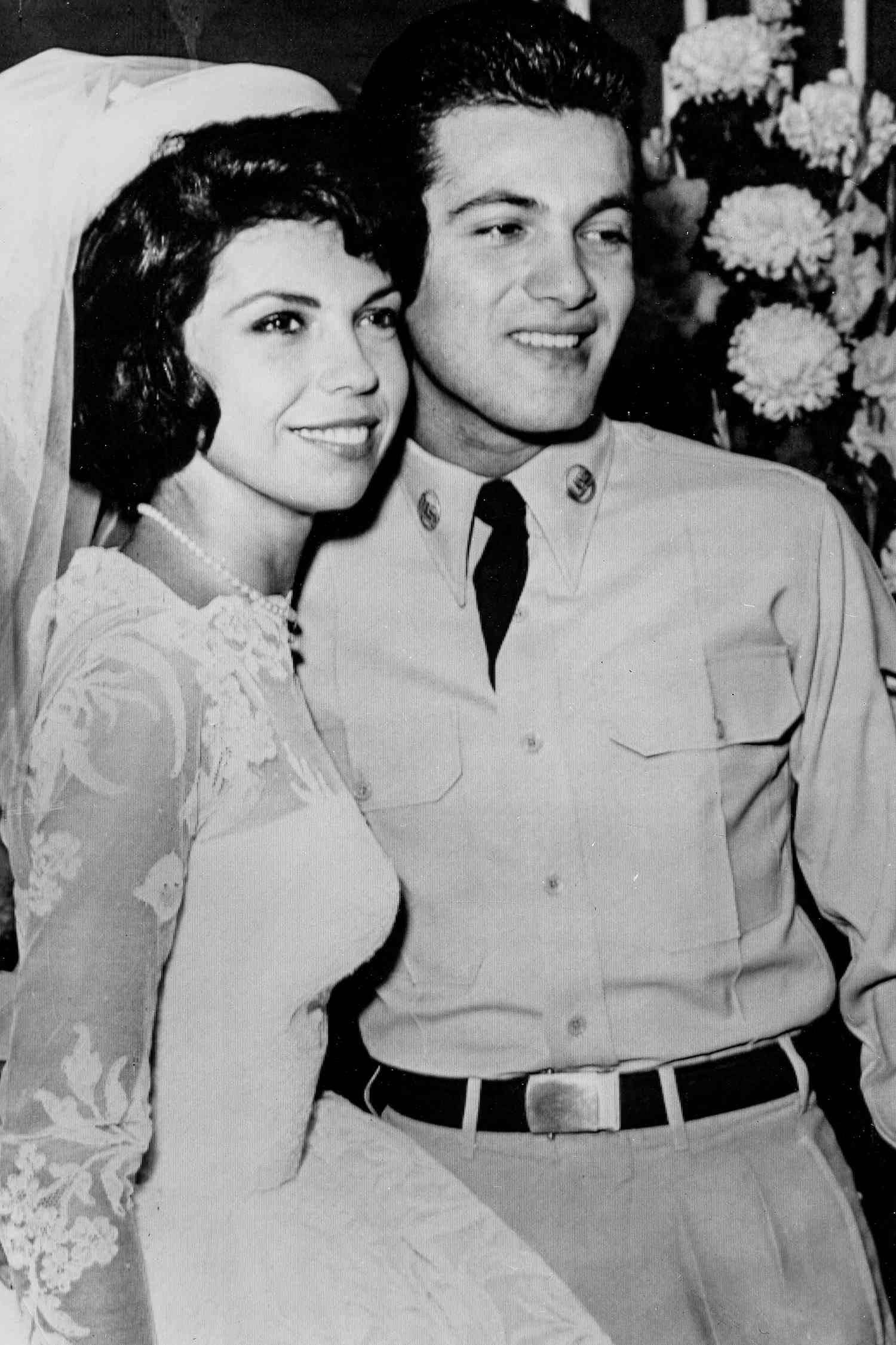 Nancy Sinatra. Tommy Sands. Wedding. 1960. 