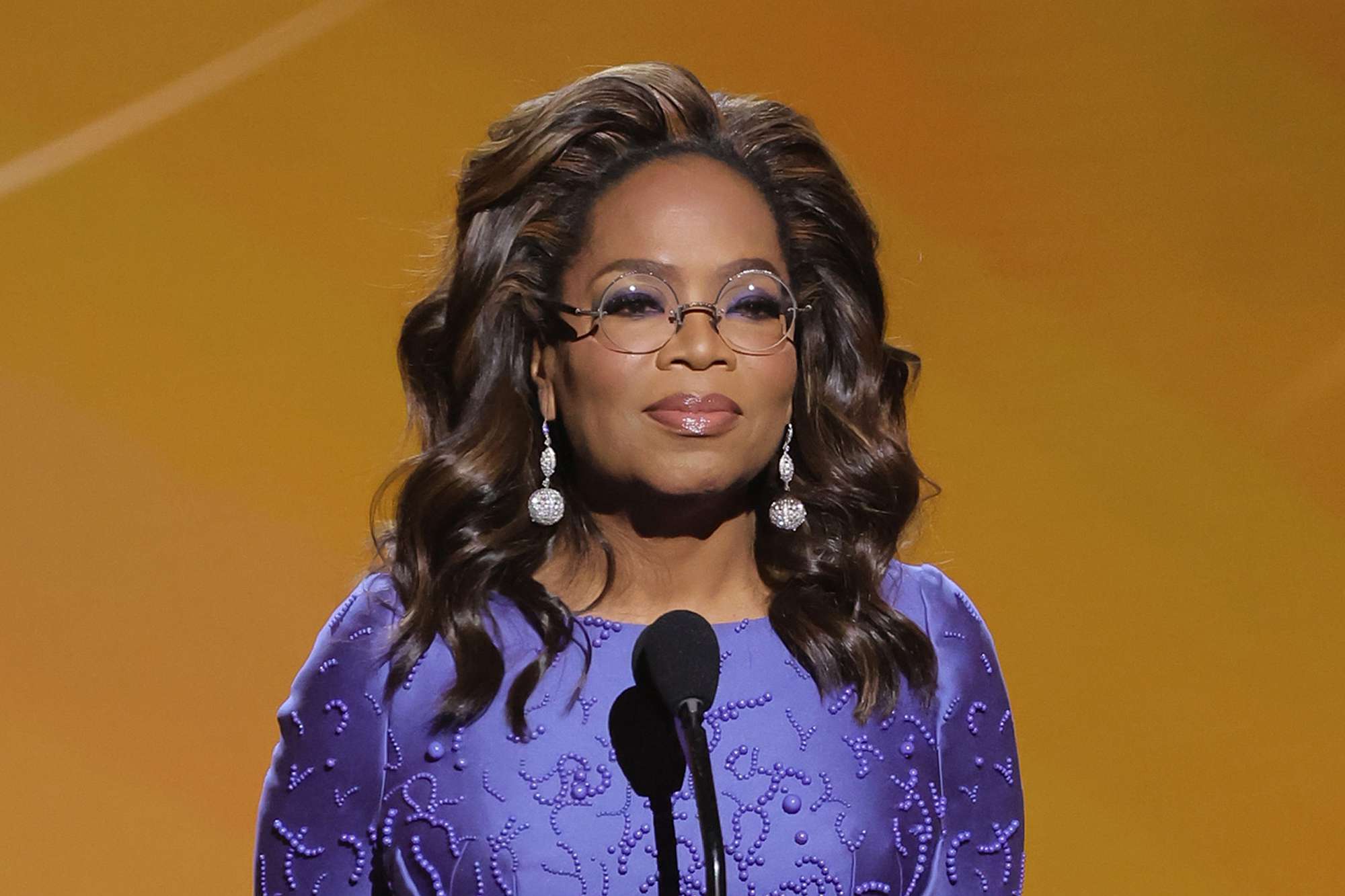 Oprah Winfrey speaks onstage during the 55th annual NAACP Awards at the Shrine Auditorium and Expo Hall in L.A. on March 16, 2024