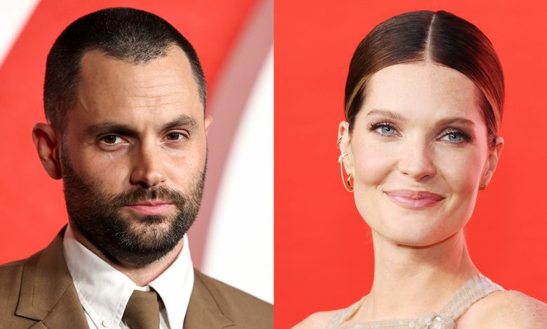 Penn Badgley and Meghann Fahy