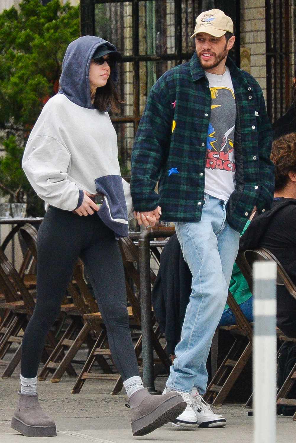 Pete Davidson and girlfriend Elsie Hewitt step out holding hands in New York City