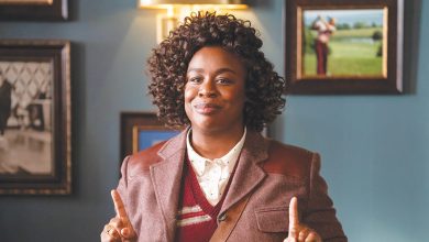 Uzo Aduba’s Cordelia wears a jacket that shows she’s not at home in the White House