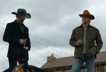 (L to R) Eoin Macken as Davis and Josh Duhamel as Staten in Episode 106 of Ransom Canyon