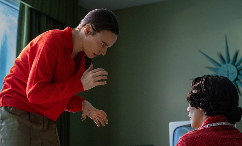 Jessica Lee Gagné and Dichen Lachman in Severance
