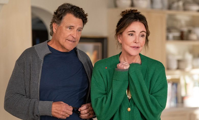 Ted McGinley and Christa Miller on Shrinking.