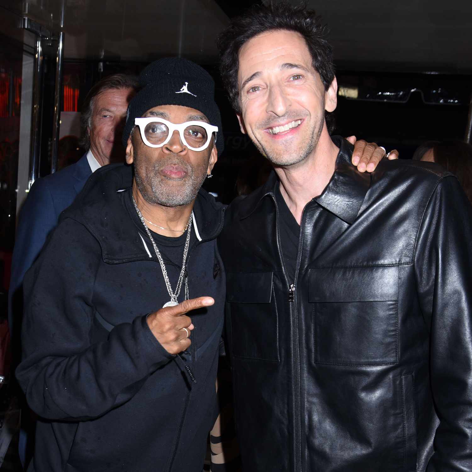 Spike Lee and Adrien Brody