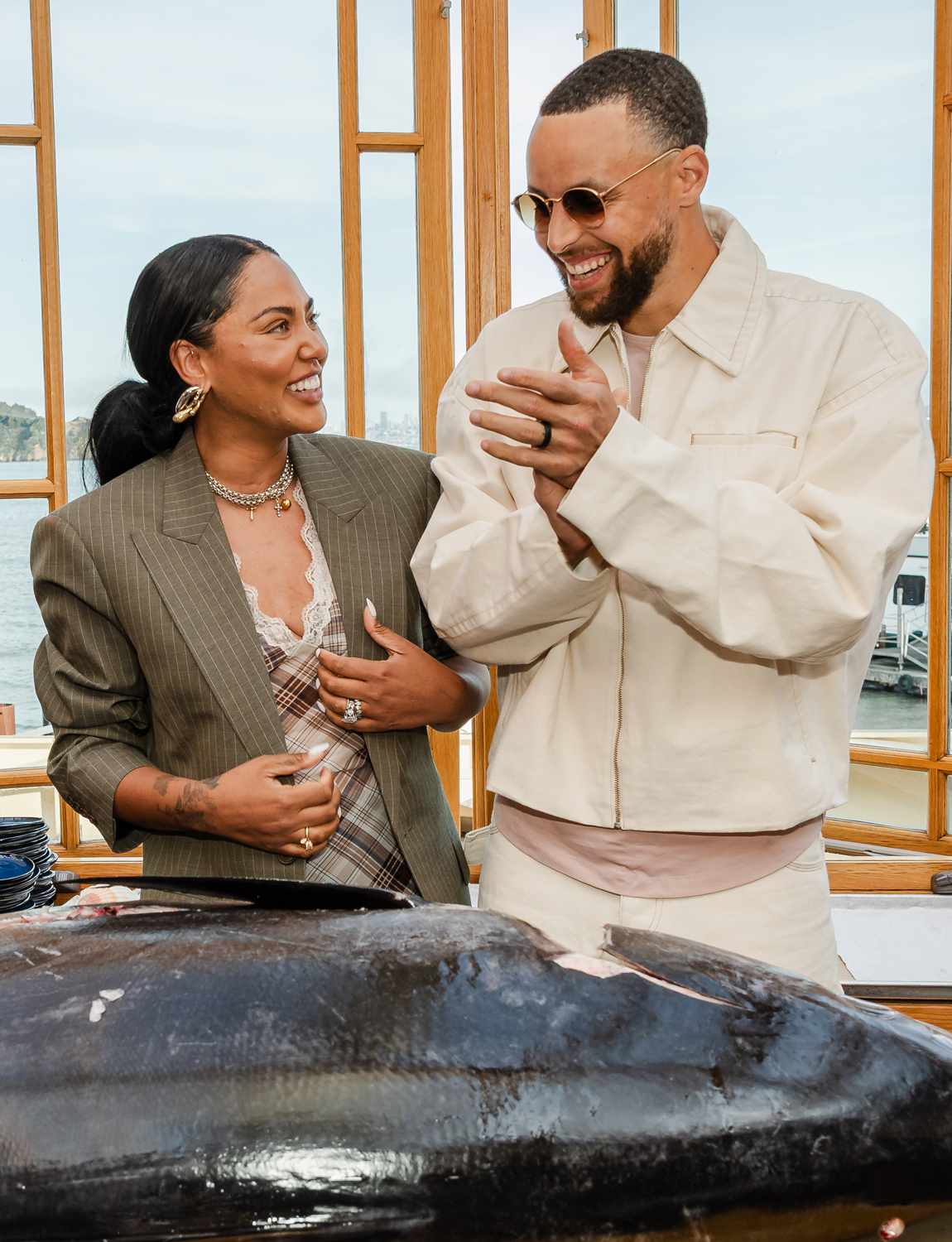 Steph and Ayesha Curry