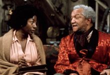 SANFORD AND SON, from left: Lynn Hamilton, Redd Foxx, 1972-77.