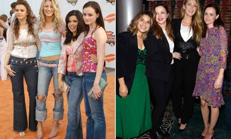 Amber Tamblyn, Blake Lively, America Ferrera, and Alexis Bledel - Cast of