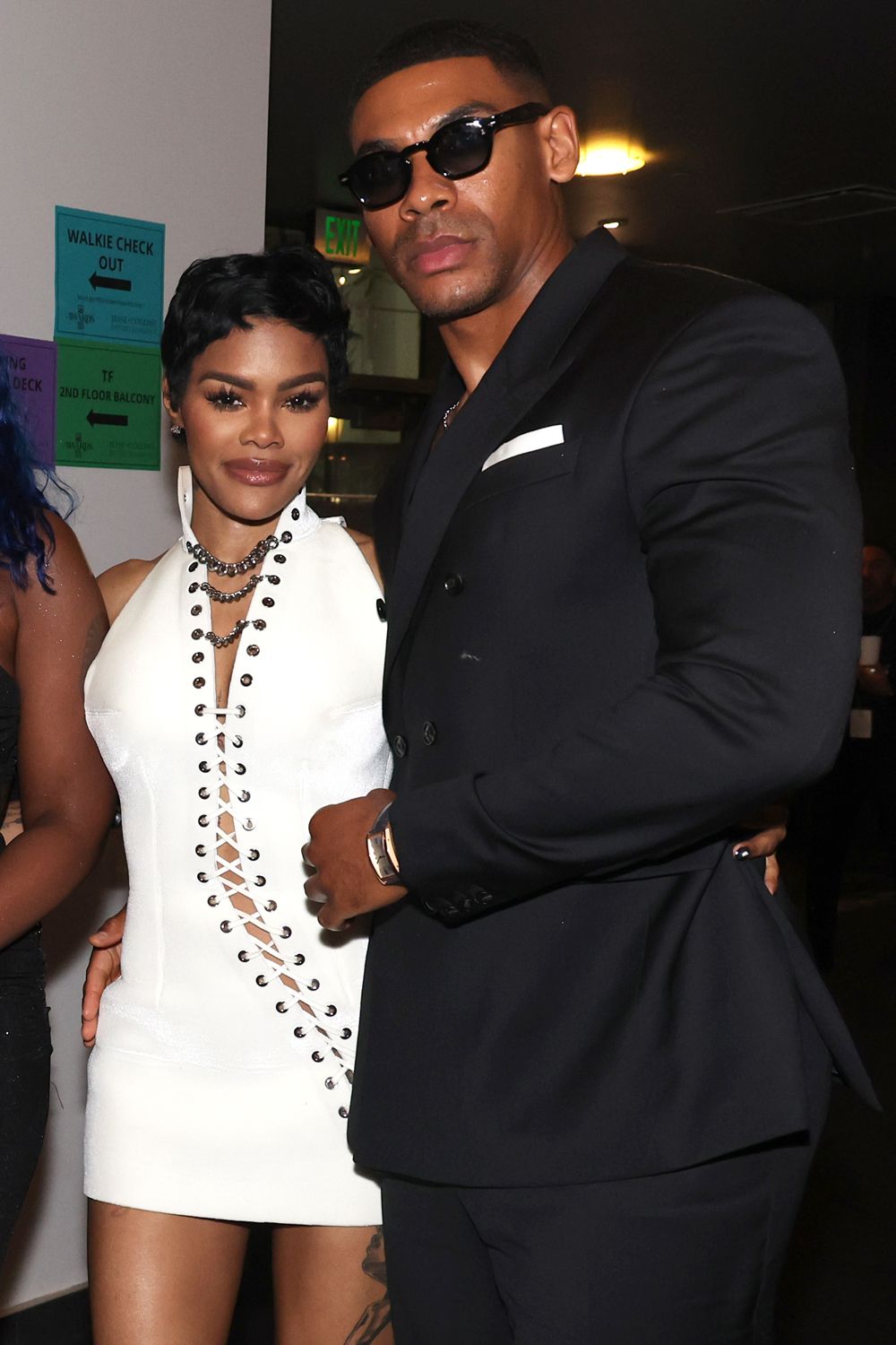 Teyana Taylor, and Aaron Pierre attend the 2025 BET Awards on June 09, 2025 in Los Angeles, California.