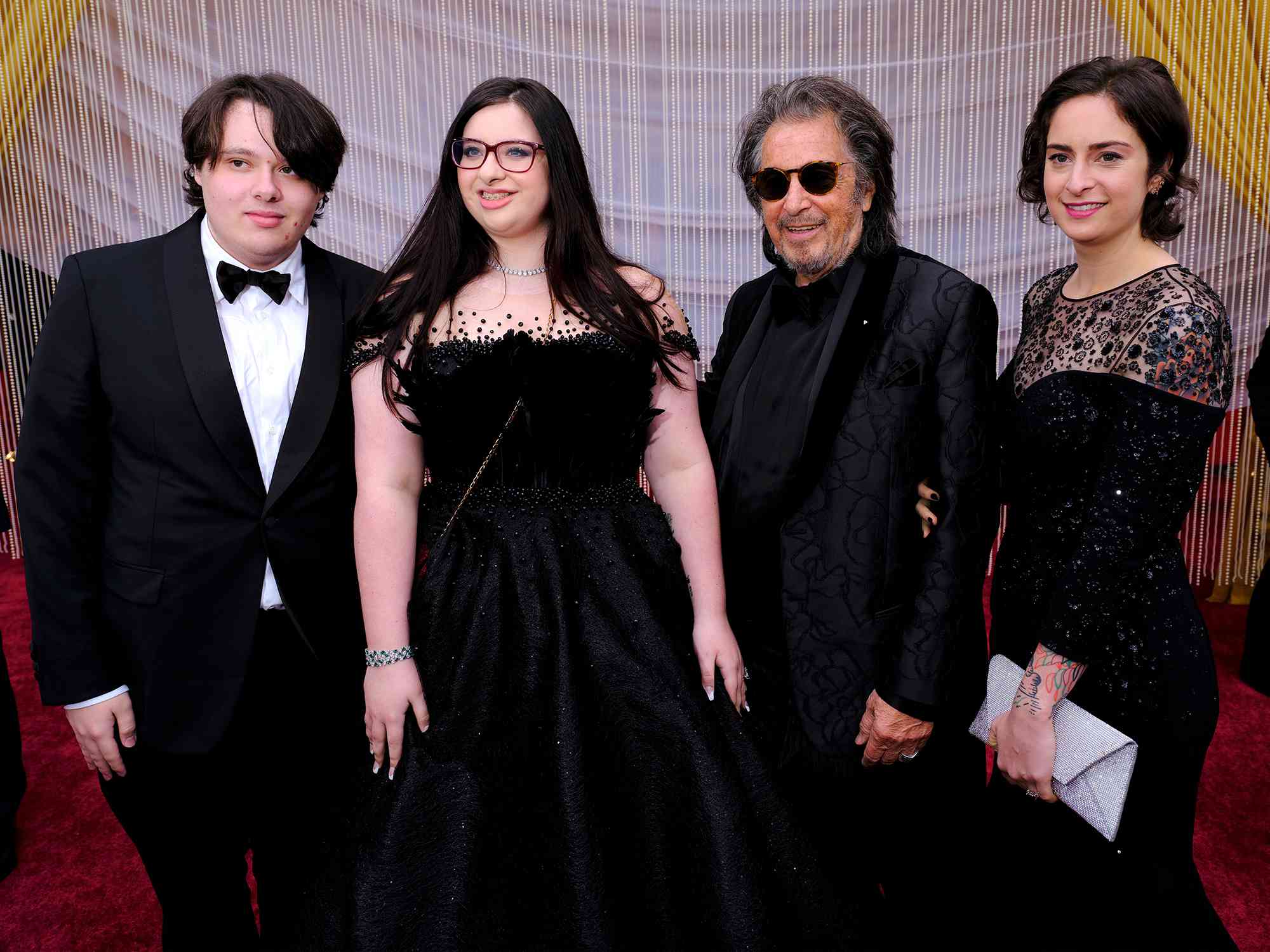 Anton James Pacino, Olivia Pacino, Al Pacino, and Julie Pacino