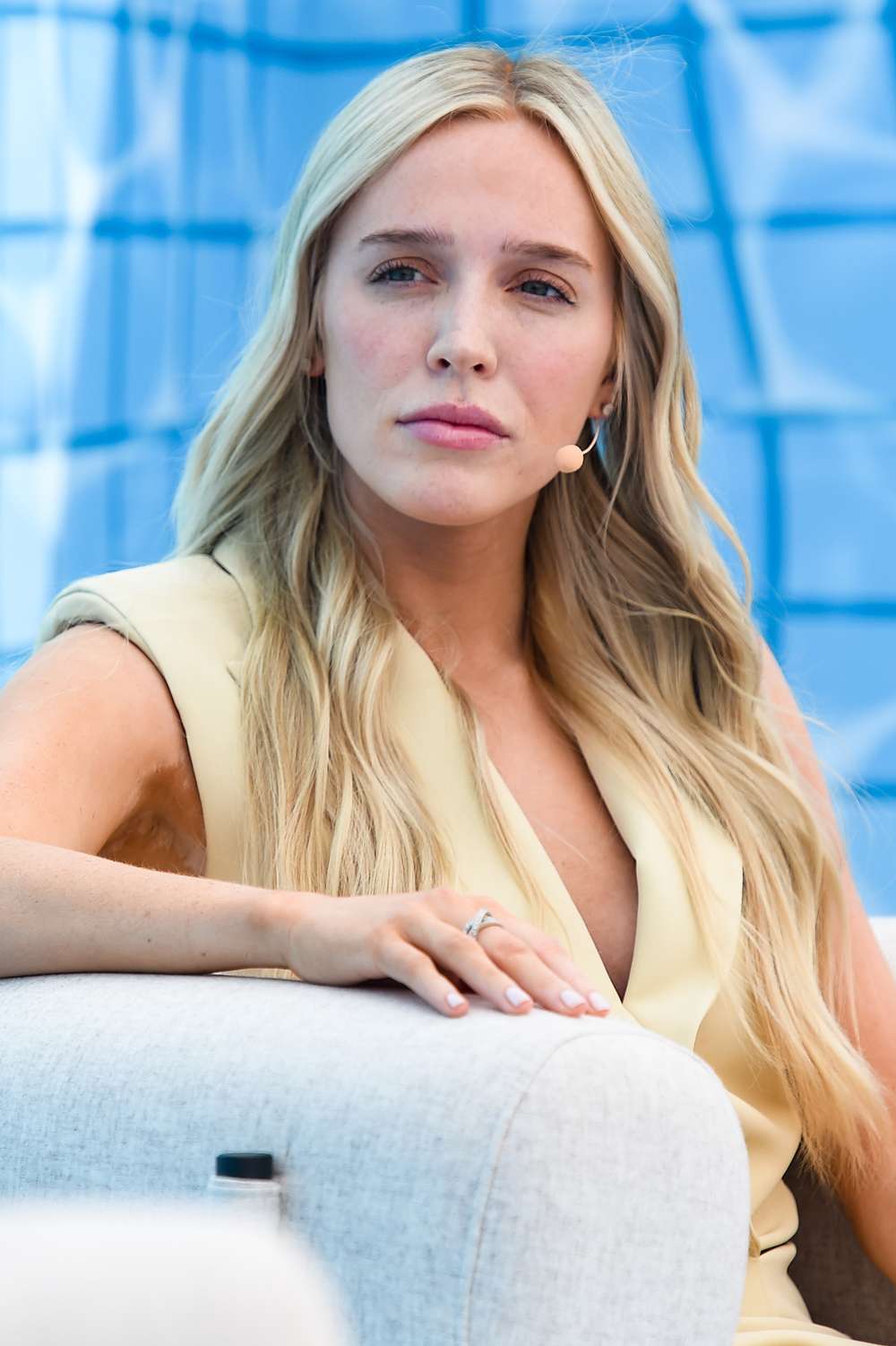 Alex Cooper participating in The Art of The Interview session at Spotify Beach on June 20, 2023 in Cannes, France.