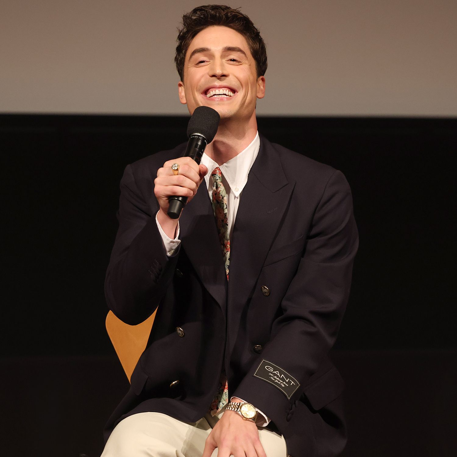 Benito Skinner attends The Ankler's Prestige Junkie Live! Overcompensating at the Linwood Dunn Theater on June 16, 2025 in Los Angeles.