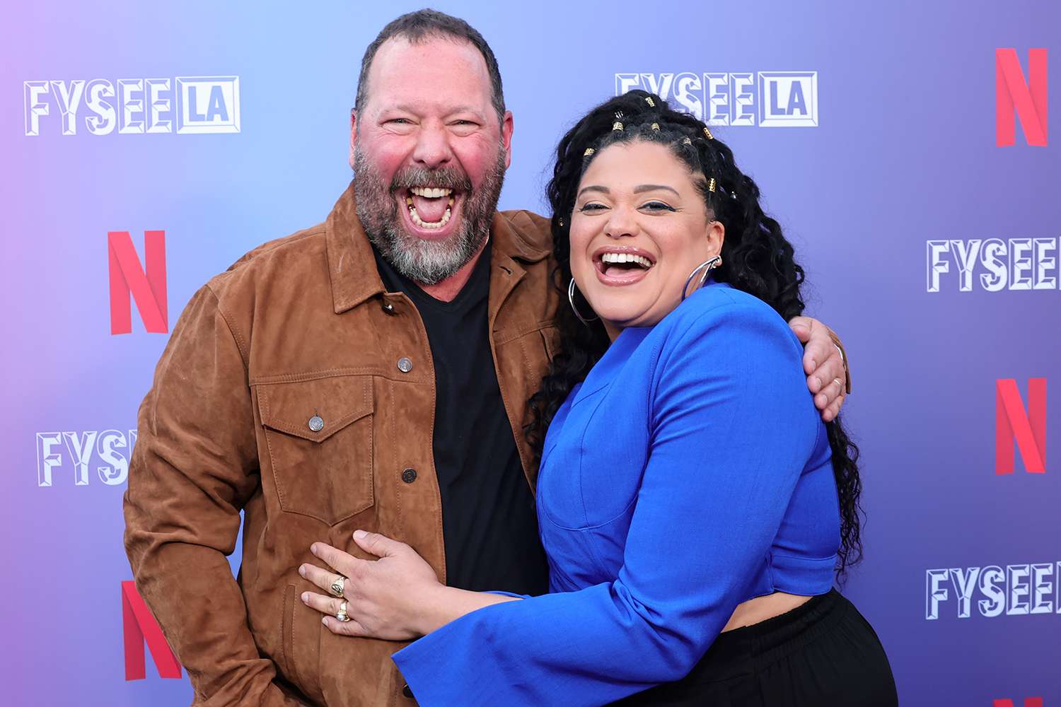 Bert Kreischer and Michelle Buteau attend Netflix is a Joke presents FYSEE LA Comedy Night