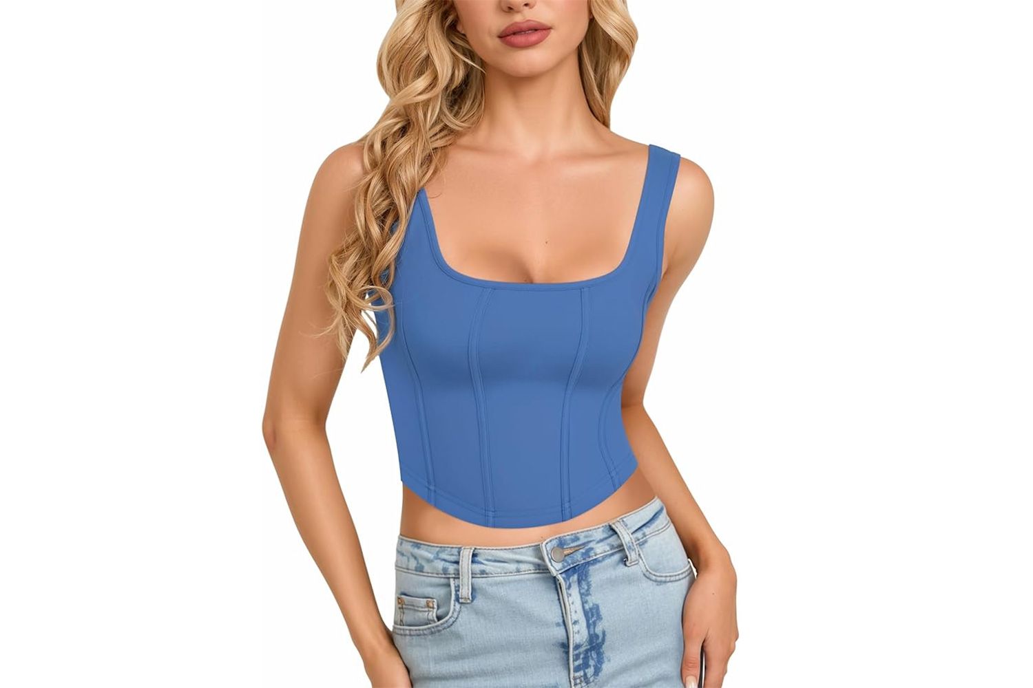 Amazon CLOZOZ Womens Bustier Corset Crop Tank Top