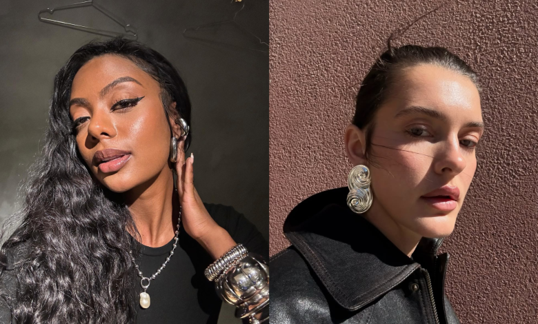 two girls with glowy skin