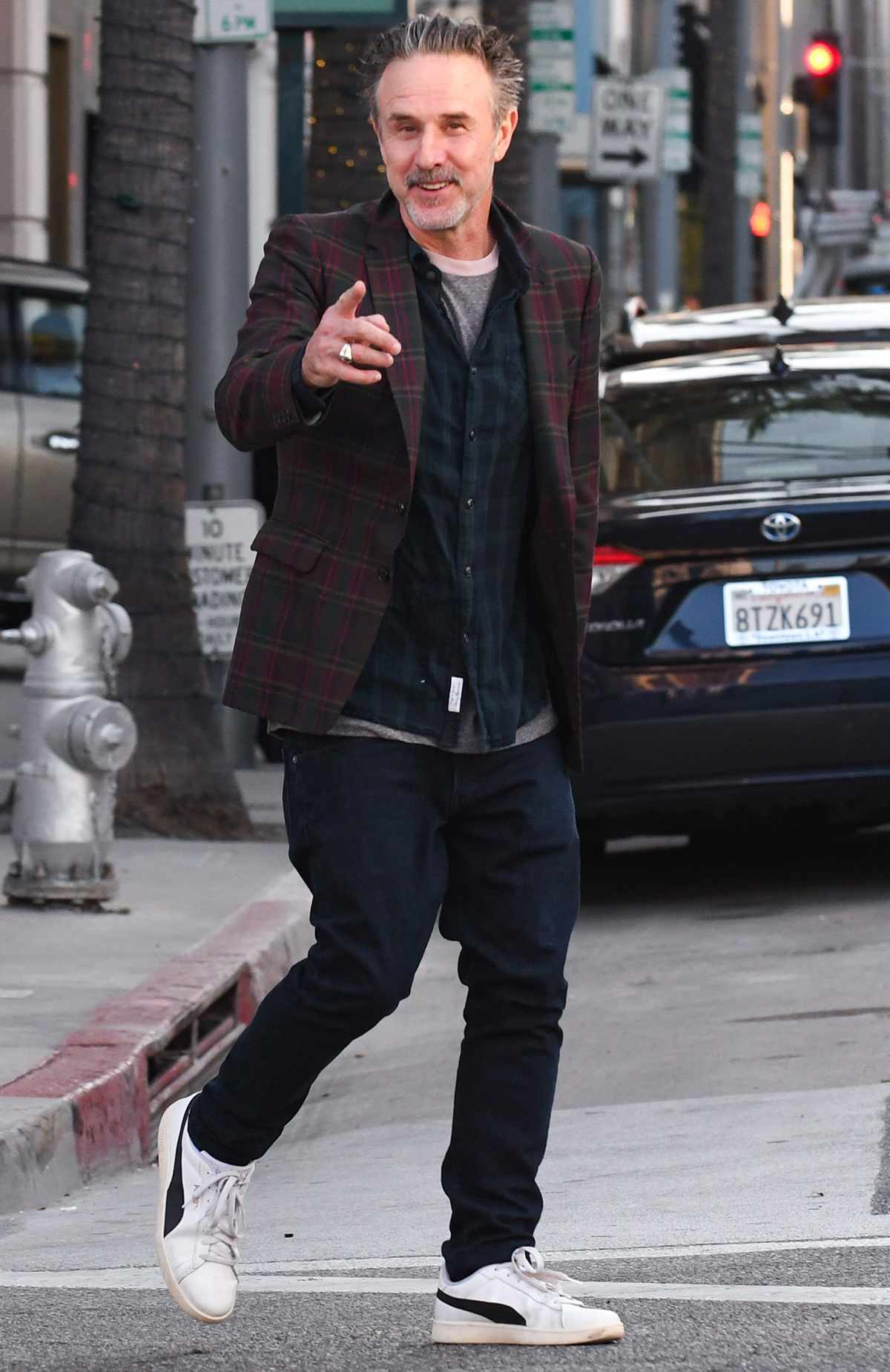 David Arquette is seen on May 29, 2025 in Los Angeles