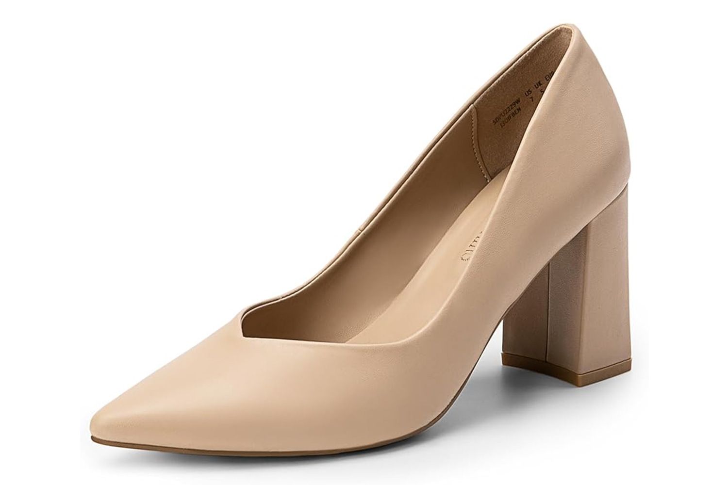 Amazon DREAM PAIRS Women’s High Chunky Closed Toe Block Heels