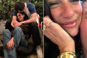 Dua Lipa Shows Off Diamond Ring in Cozy Selfie with Callum Turner amid Engagement Rumors