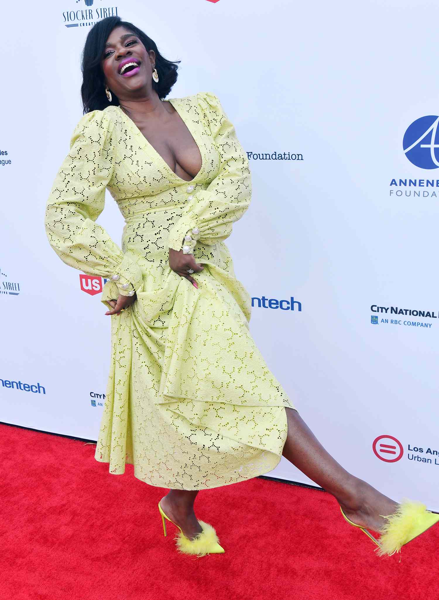 Edwina Findley on the red carpet at the Los Angeles Urban League's 50th Anniversary Whitney M. Young, Jr. Awards & Celebration at the Skirball Cultural Center on June 11th.