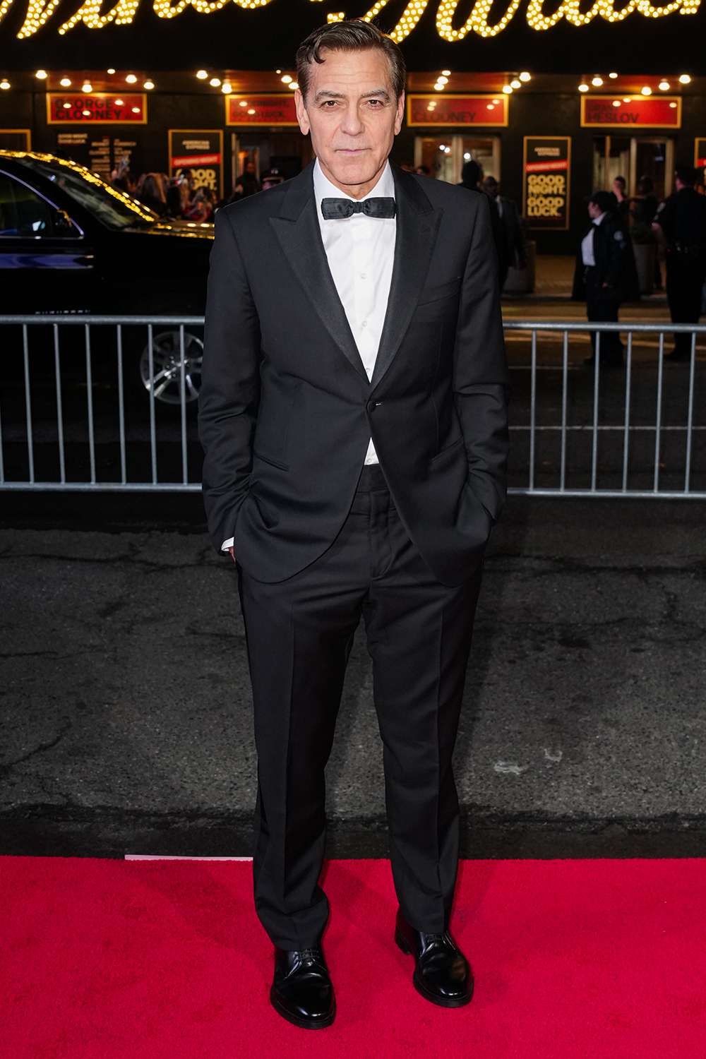 George Clooney at the "Good Night, and Good Luck," Opening Night on April 03, 2025 in New York, New York.
