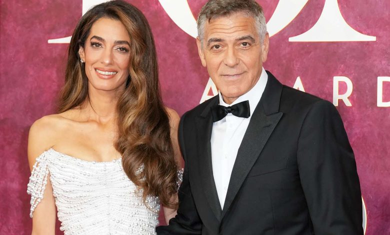 George Clooney Is Back in His Silver Fox Era for 2025 Tony Awards Date Night with Wife Amal