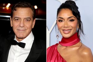 George Clooney attends the opening night of "Good Night and Good Luck"; Nicole Scherzinger attends the The 77th Annual Tony Awards
