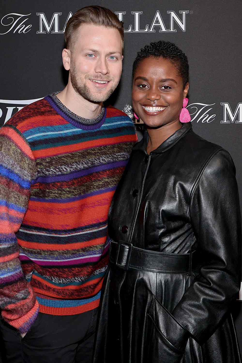 Carl Lundstedt and Denée Benton attends Variety, The New York Party on October 19, 2022 in New York City.