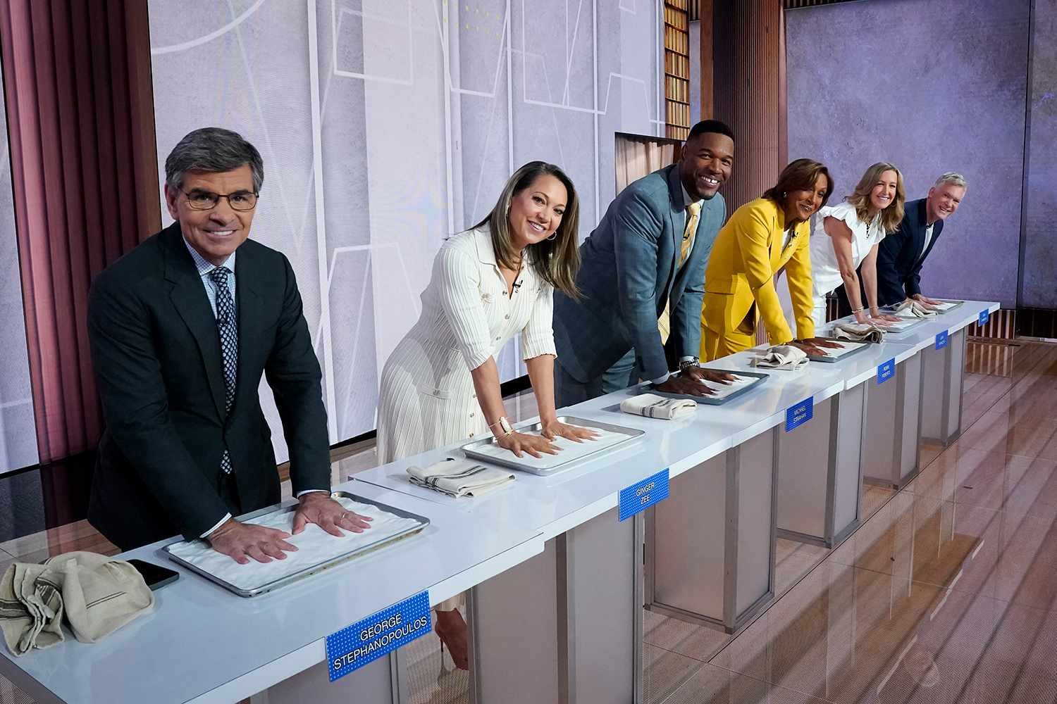 First day of "Good Morning America" at new studios at Hudson Square on 6/16/25